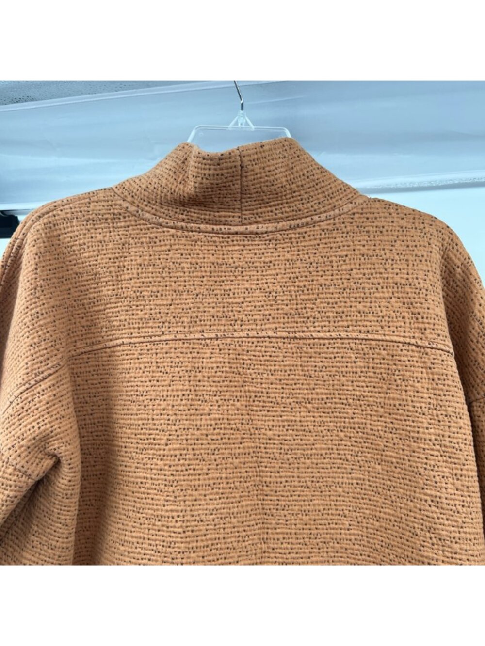 Jockey Womens Sweatshirt Copper/Black Mock Neck Size Medium - Picture 6 of 9